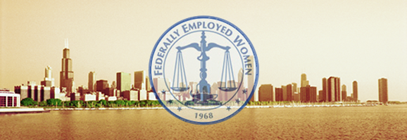 chicago skyline with FEW logo